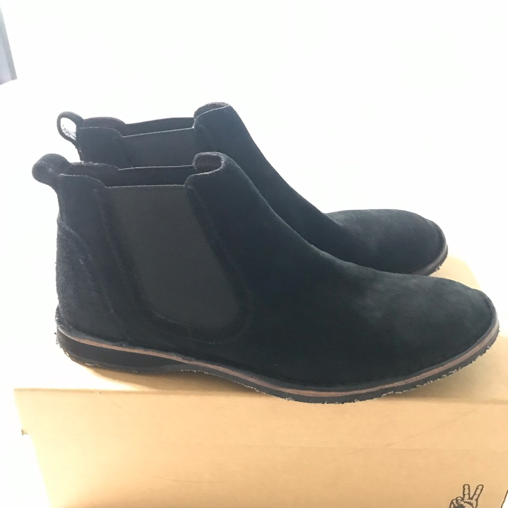 John Varvatos USA Black Hipster Grandfather Boots